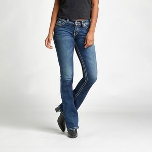Silver Bootcut Jeans Suki 28 x 35 LONG/EXTRA LONG length
